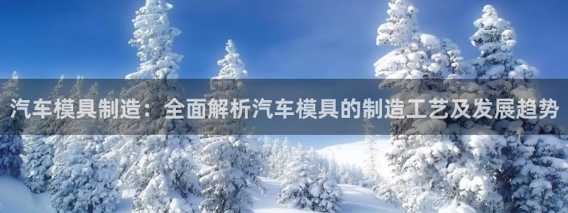 太阳集团总裁：汽车模具制造：全面解析汽车模具的制造工艺及发展趋势