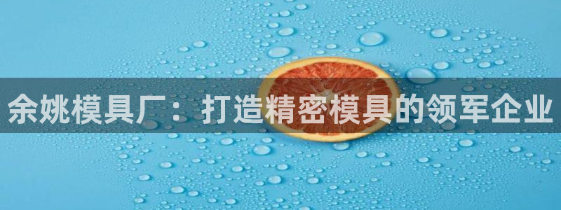 太阳成集团游戏是正规平台嚒：余姚模具厂：打造精密模具的领军企业
