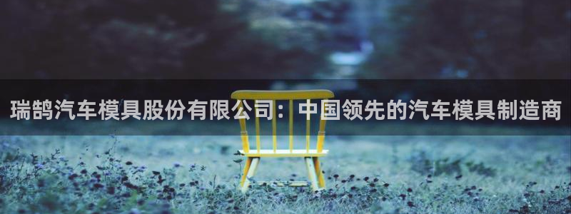 太阳集团董事长的儿子：瑞鹄汽车模具股份有限公司：中国领先的汽车模具制造商
