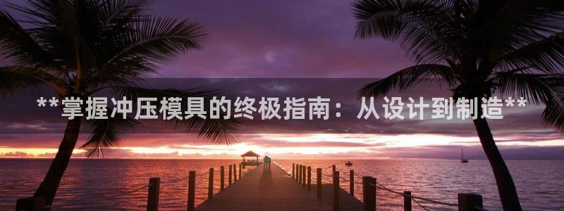 太阳gg会员登录：**掌握冲压模具的终极指南：从设计到制造**