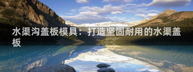 太阳集团电子游戏官方版：水渠沟盖板模具：打造坚固耐用的水渠盖
板