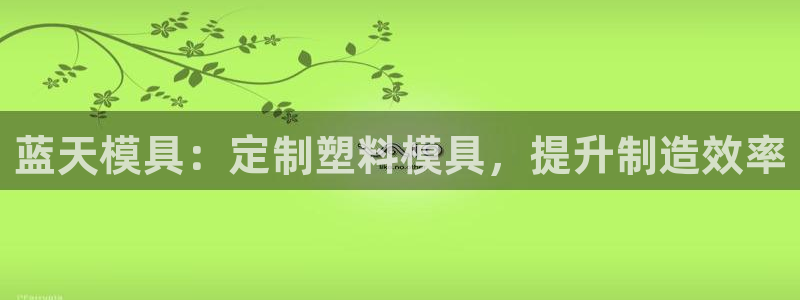太阳集团3143：蓝天模具：定制塑料模具，提升制造效率