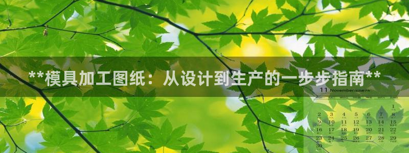 太阳集团城网址：**模具加工图纸：从设计到生产的一步步指南**