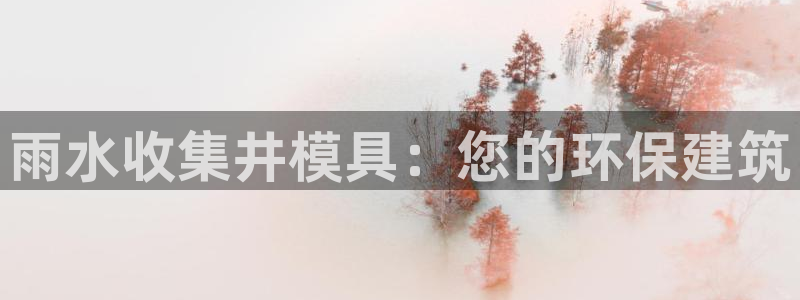 太阳成集团是什么：雨水收集井模具：您的环保建筑