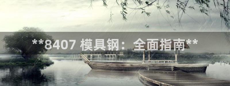 太阳集团城网址娱网 - 太阳集团电子游戏：**8407 模具钢：全面指南**
