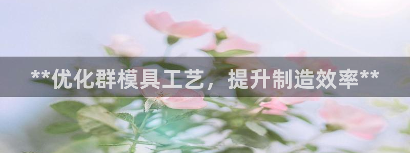太阳集团高科技发展有限责任公司：**优化群模具工艺，提升制造效率**
