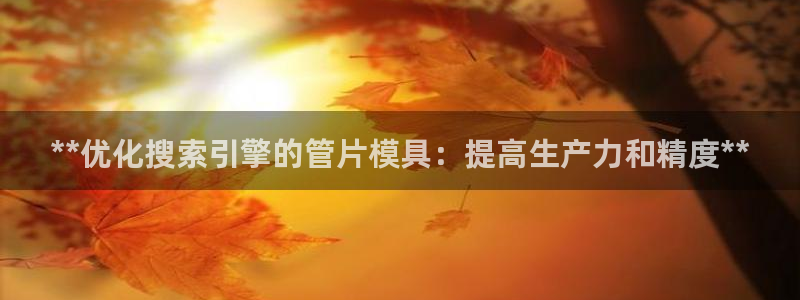 冷太阳什么意思：**优化搜索引擎的管片模具：提高生产力和精度**