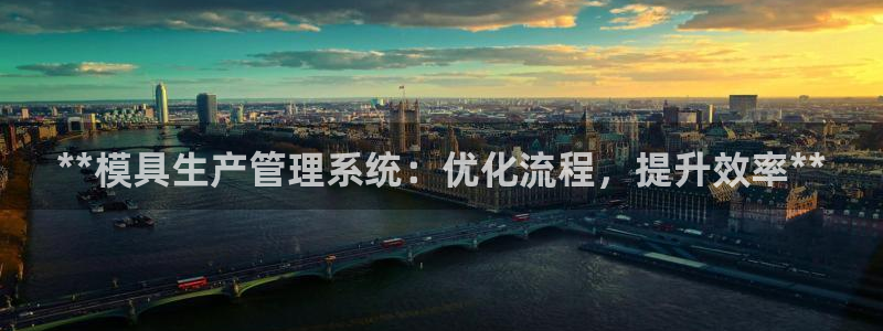 太阳集团的老总是谁：**模具生产管理系统：优化流程，提升效率**