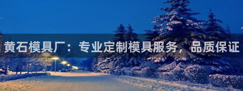太阳成集团娱乐网站：黄石模具厂：专业定制模具服务，品质保证